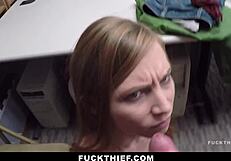 Mall Officer Conducts Strip Search On Suspect And Recovers The Stolen Goods - Fuckthief