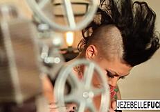 Jezebelle Bond Fingers Her Wet Pussy And Plays With Her Big Tits In Solo Action