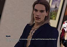 Steps of debauchery lead to unexpected brothel sex in public changing room