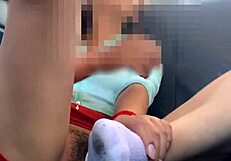 Young woman offers to have sex in the back of a taxi in exchange for the fare.
