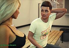 wife and mother-in-law in steamy game