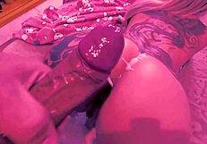 She takes it deep in her throat and gets creampied