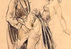 check out this vintage erotic illustration from retro anime