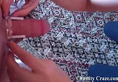 your dick's staying lockd up fore life, bound in bondage