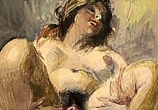 check out this vintage erotic illustration from retro anime