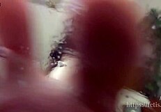 this japanese fetish scene focuses on intense saliva and tongue play.