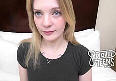 this blonde 18-year-old newcomer appears so wholesome in casting