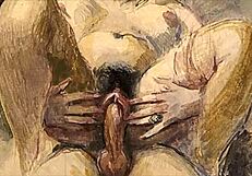 check out this vintage erotic illustration from retro anime