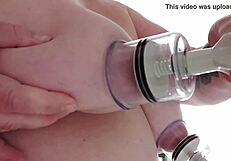 Amateur Tits Teased with Nipple Suction Cups for Intense Play