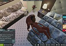 mercedes caught eating her boss's pussy, hubby fucked by them both.