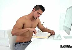 Slim teen’s spread pussy and tight anal get slammed hard!