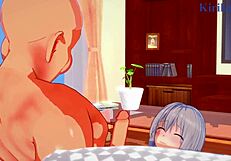 Tsuki Uzaki And Ami Asai Seduce Old Man