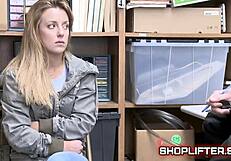 Creepy cop conducts a strip search on a teen during casting.