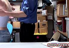 Creepy cop conducts a strip search on a teen during casting.