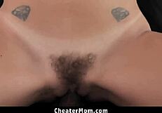 tatted stepmom natasha starr spreads her legs for her stepson in a fantasy scene