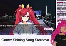 Vtuber lewdneko plays shining song starnova aki route part 2