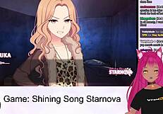 Vtuber lewdneko plays shining song starnova aki route part 2