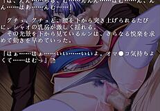 China Blue says, enjoy the big bounce beauty in kimono shnobi gameplay