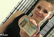 Beautiful 18-year-old girl with pigtails gets her wet pussy fucked