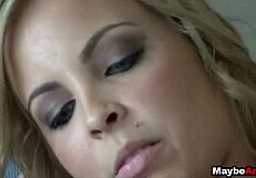 Cute Blonde Ass Stuffed Hard in Public