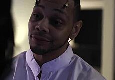 black couples share intimate moments together