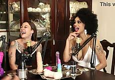 Damiana wins sensual title and gets pussy toy at event