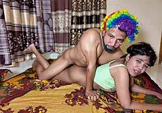 We take advantage when their parents leave, fucking rough with anal blowjob femdom cowgirl riding.