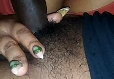 Ebony deepthroats monster black cock intensely