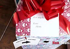 Merry Christmas from Stepmom! Open Your Gift for a Taboo Footjob Surprise!