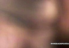 amateur interracial guys bareback fucking in bed 😏