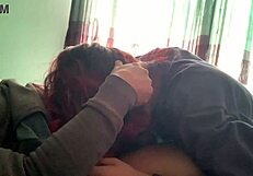 She doesn't realize I'm recording her enjoying the meal