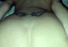 amateur rides big cock in reverse cowgirl position.