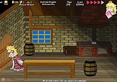 peach's untold tale unfolds with big tits in world 1-1 2