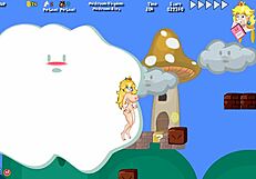 peach's untold tale unfolds with big tits in world 1-1 2