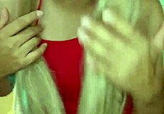 Hot Transsexual Crossdresses in Red