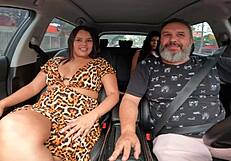 Maria Bittencourt's first time in public traffic