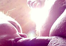 wife sucking her husband's fat dick