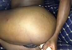 the blonde coed says, 'give me that fat cock'