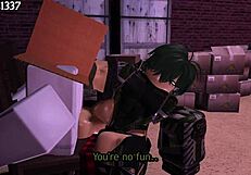 Tied and Captured Femboy Gets Dominated in Hentai Anal Action