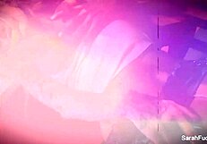 Sara Jessie's teasing solo masturbation