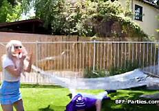 Slutty Super Heroes in Cosplay Foursome Fucking