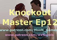Knockout Master 12 in a lively casual master big tits ass session