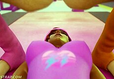 lesbian training in 3d anime