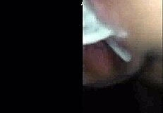 Homemade wife pussy gaping from big cock creampie