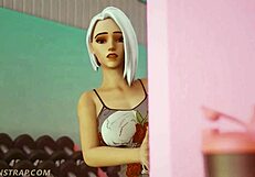 lesbian training in 3d anime