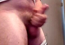 Came Home And Wanked Big Cock Voyeuristically