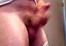 Came Home And Wanked Big Cock Voyeuristically