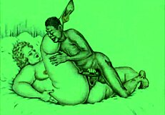 Bold Vintage Erotic Illustration Unveiled