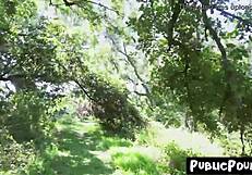 Sophia leone fucks j-mac in public?