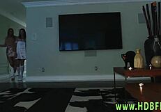 Teen Sucking Huge Cock and Nailed Hard in Wild Party